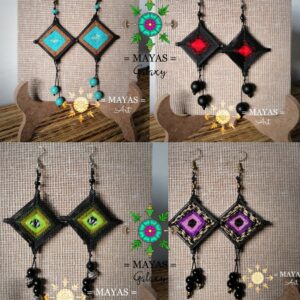 Aretes con cuentas